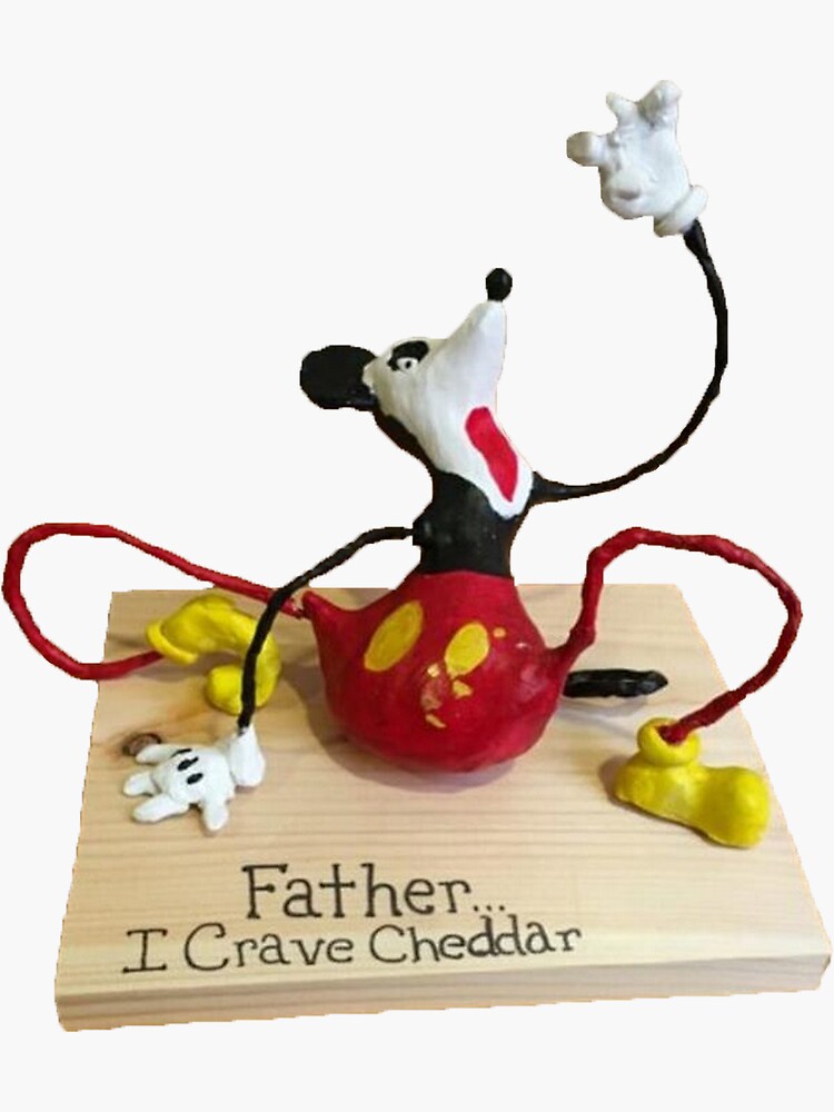Father, I crave cheddar. Blank Meme Template