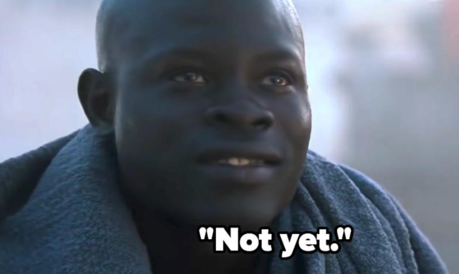 Gladiator Not Yet Blank Meme Template