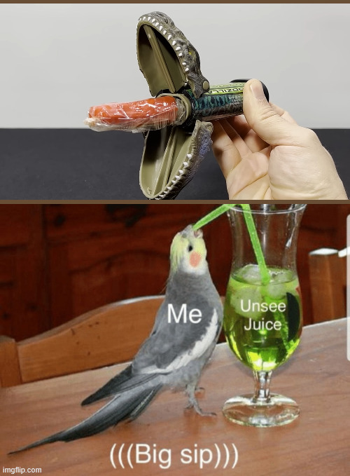 throw this in the trash! | image tagged in unsee juice,godzilla | made w/ Imgflip meme maker