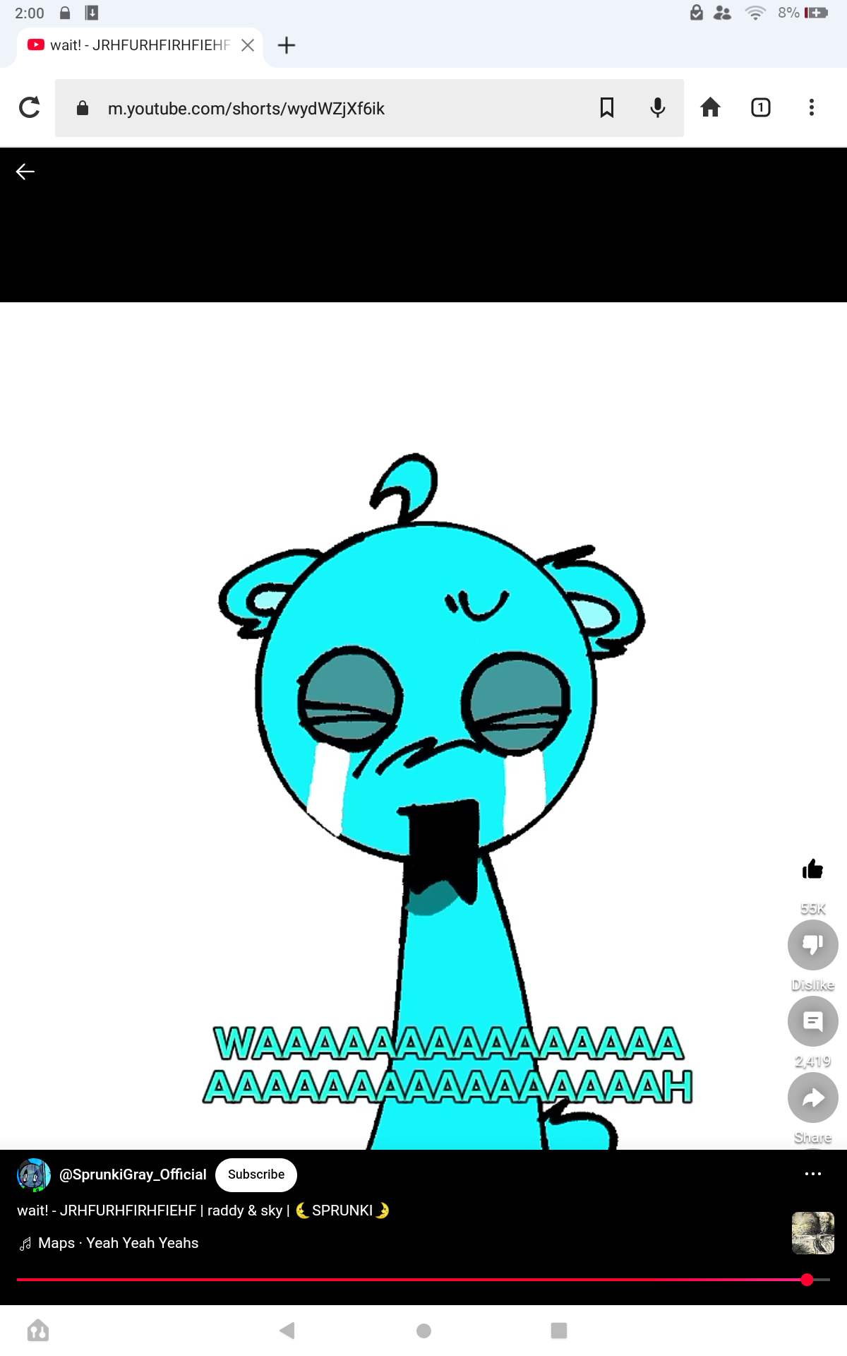 Crying sky Blank Meme Template