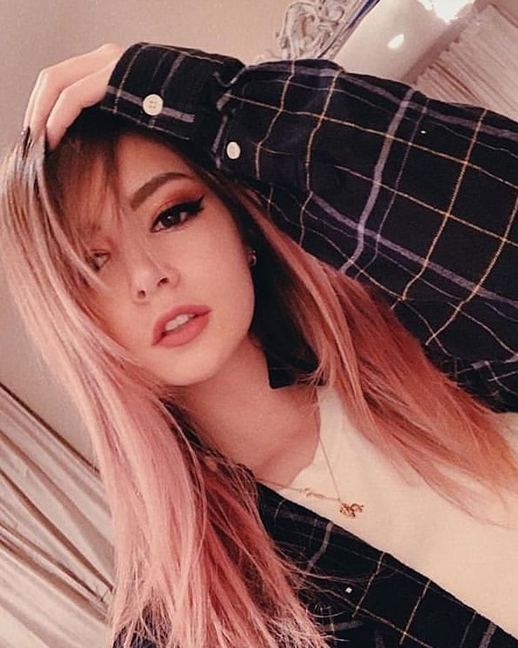 Chrissy Costanza pink truck meme shirt makeup selfie thirst Blank Meme Template
