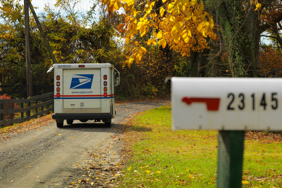 USPS rural delivery Blank Meme Template