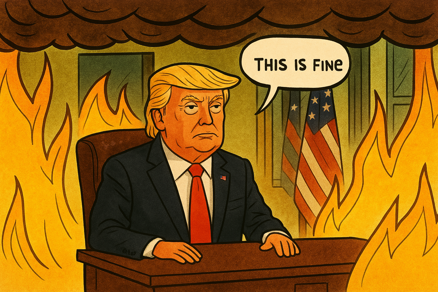 Trump Blank Meme Template