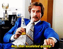 Ron Burgundy Blank Meme Template