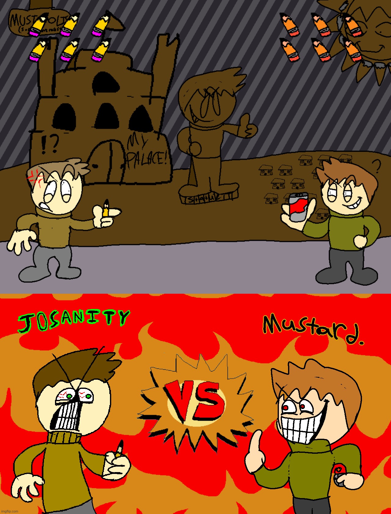 MUSTARD-BANK MEET-DOWN (impasta sydrome but josanity) | made w/ Imgflip meme maker