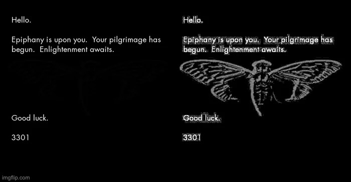 cicada 3301 | made w/ Imgflip meme maker