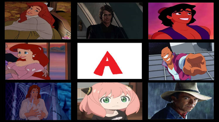 favorite a characters Blank Meme Template