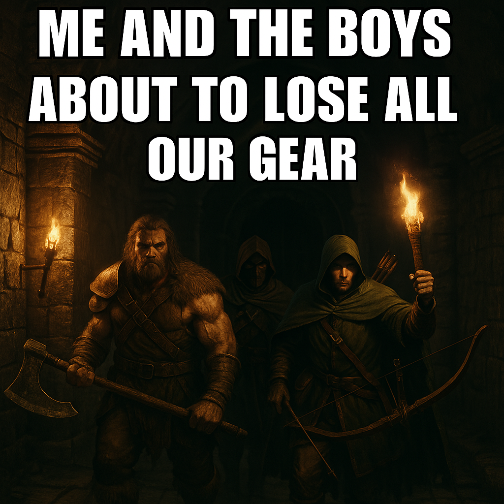 dark and darker Blank Meme Template