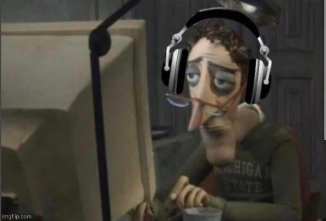 sad computer man | image tagged in sad computer man | made w/ Imgflip meme maker