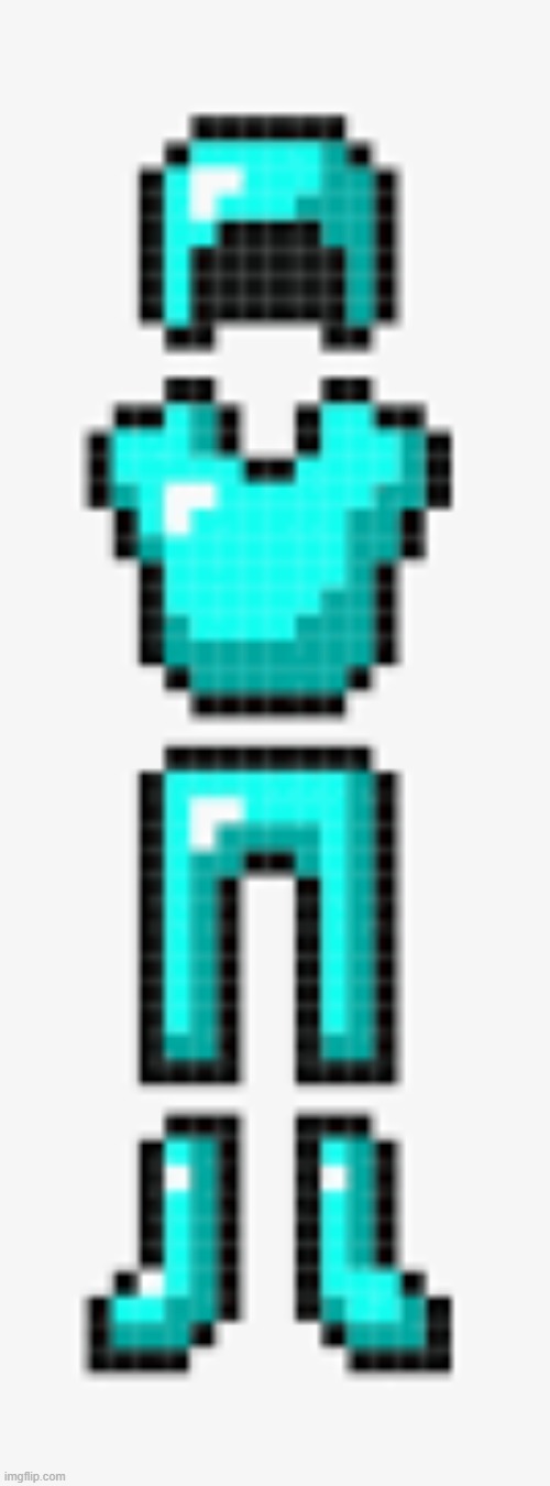 diamond armor | image tagged in diamond armor | made w/ Imgflip meme maker