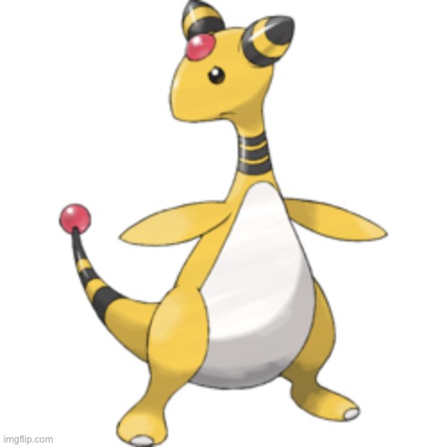 why does it look like a cross between winnie the pooh and tigger | image tagged in ampharos | made w/ Imgflip meme maker