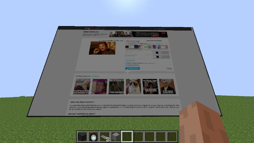 This template was made 9 years ago | image tagged in imgflip on minecraft | made w/ Imgflip meme maker