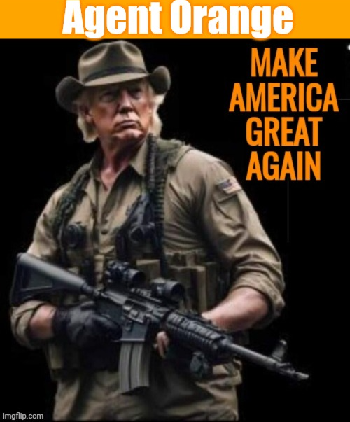 Trump is Agent Orange Blank Meme Template