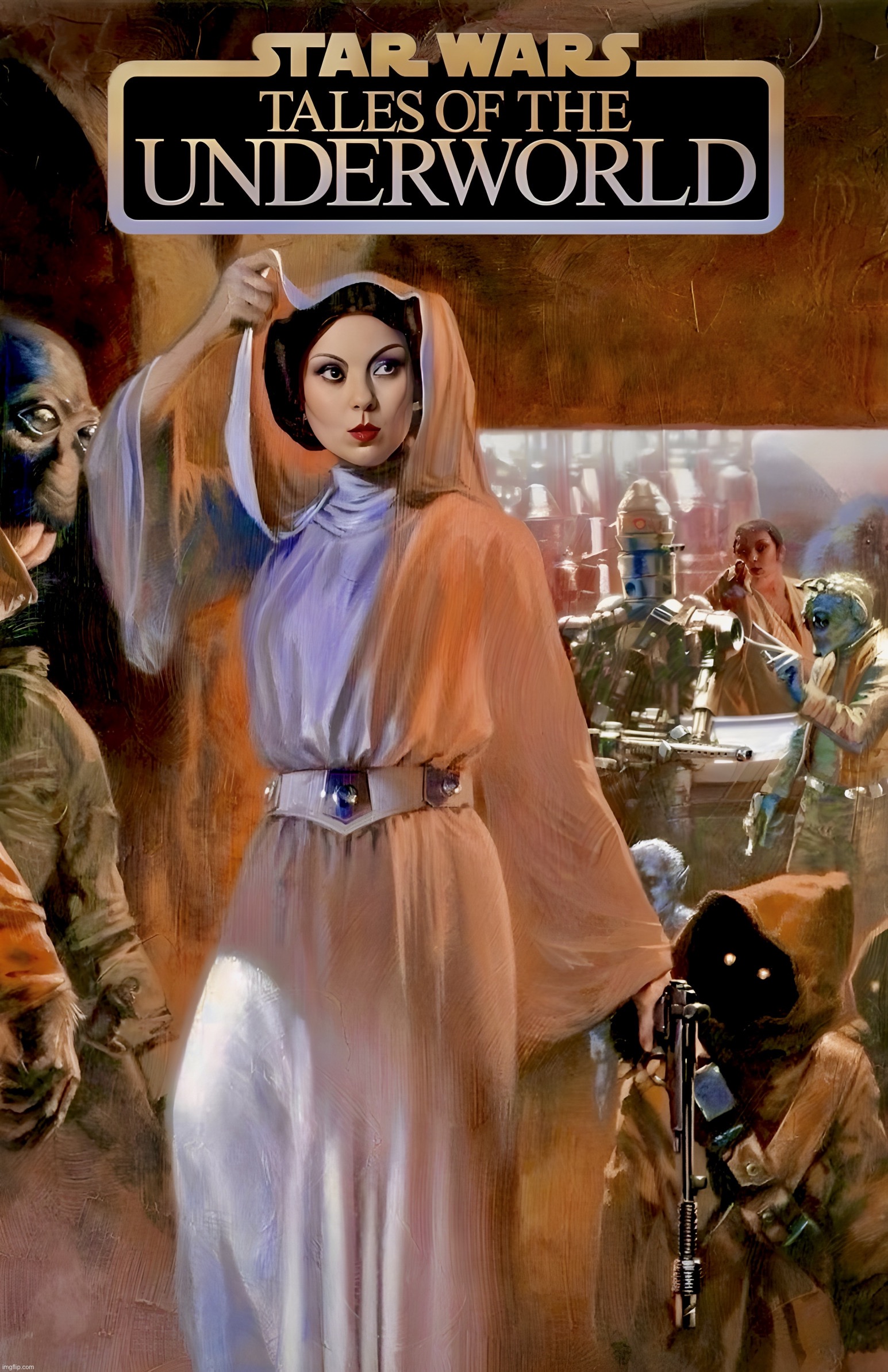 Star Wars - Tales of the Underworld | image tagged in star wars,princess leia,memes,book | made w/ Imgflip meme maker