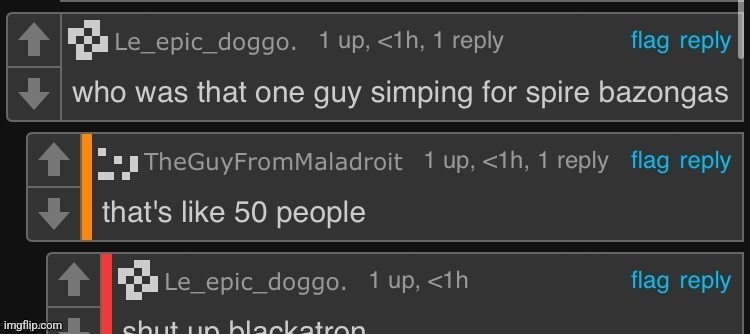 shut up blackatron | image tagged in shut up blackatron | made w/ Imgflip meme maker