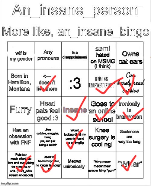 an insane bingo (April 2025) | image tagged in an insane bingo april 2025 | made w/ Imgflip meme maker