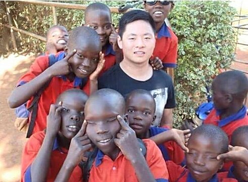 Black kids moking chinese Blank Meme Template