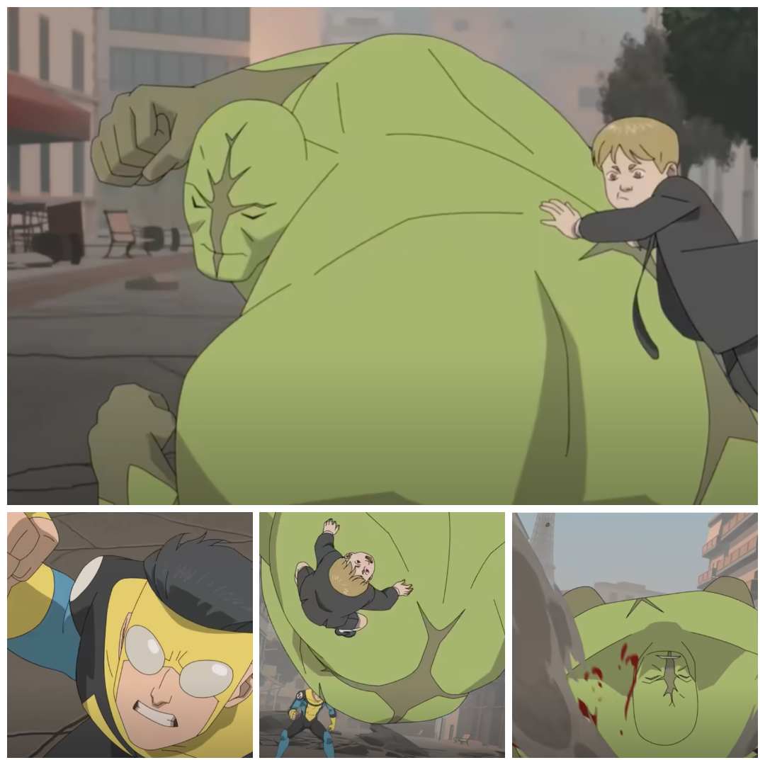 Invincible kills business baby Blank Meme Template