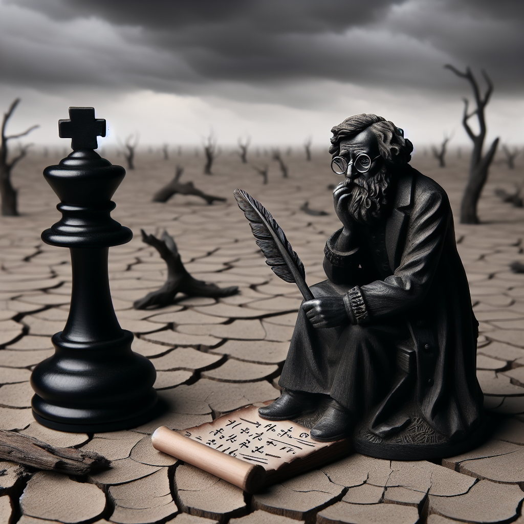 A commoner seeing Karl Marx scribbling an Blank Meme Template