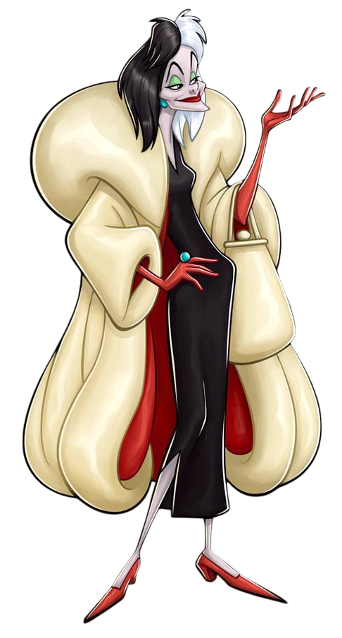 PNG Cruella de Vil - 101 Dalmatas Disney Blank Meme Template