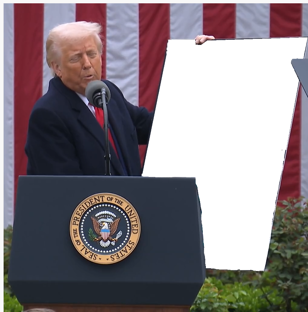 Trump tarriff blank Blank Meme Template