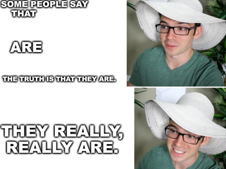 The truth is that they are Mandjtv video Blank Meme Template
