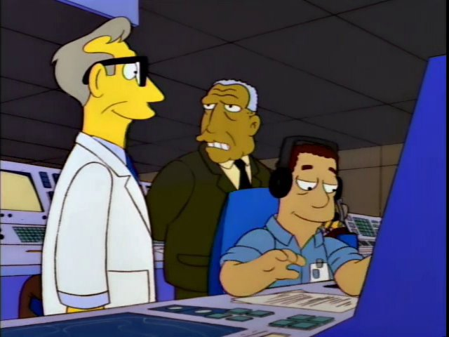 The Simpsons Nasa Staff Blank Meme Template