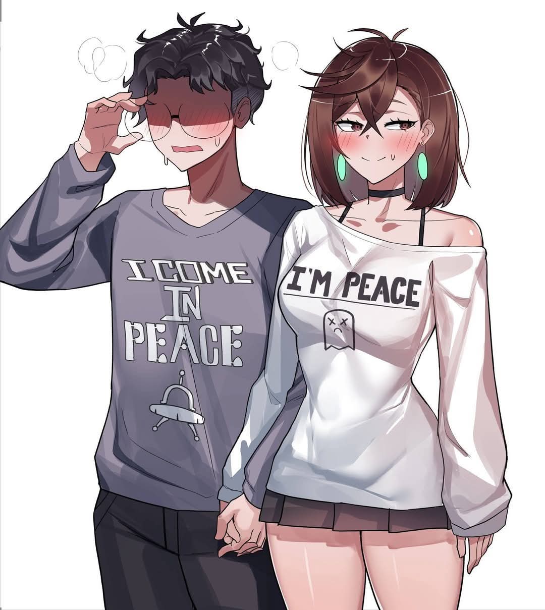 Awkward shirts Blank Meme Template