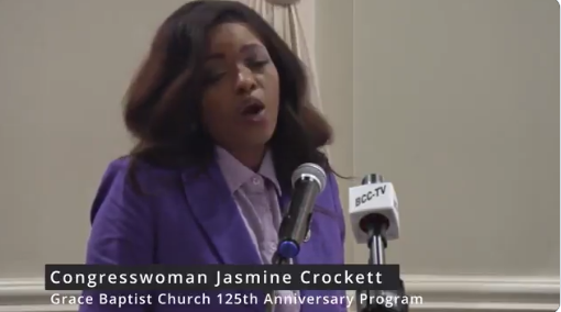 Jasmine Crockett Blank Meme Template