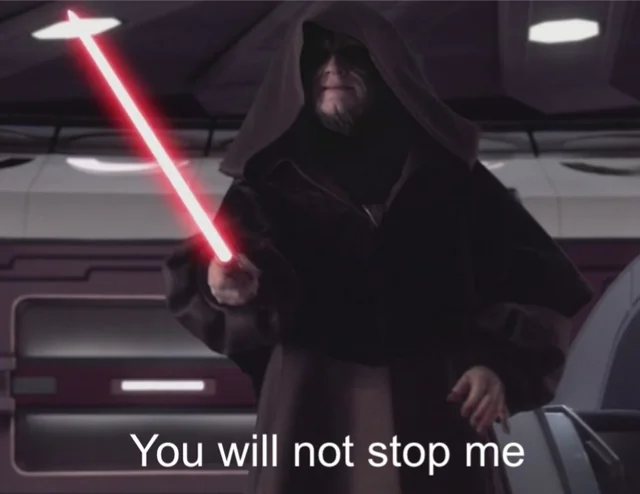 darth sidious Blank Meme Template