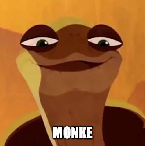monke Blank Meme Template