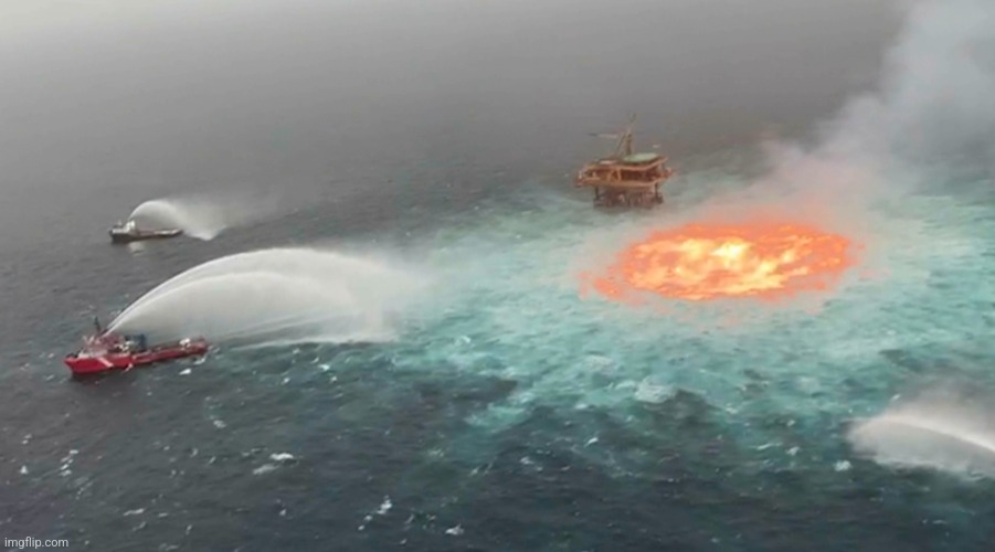 Gn chat | image tagged in oil rig fire | made w/ Imgflip meme maker