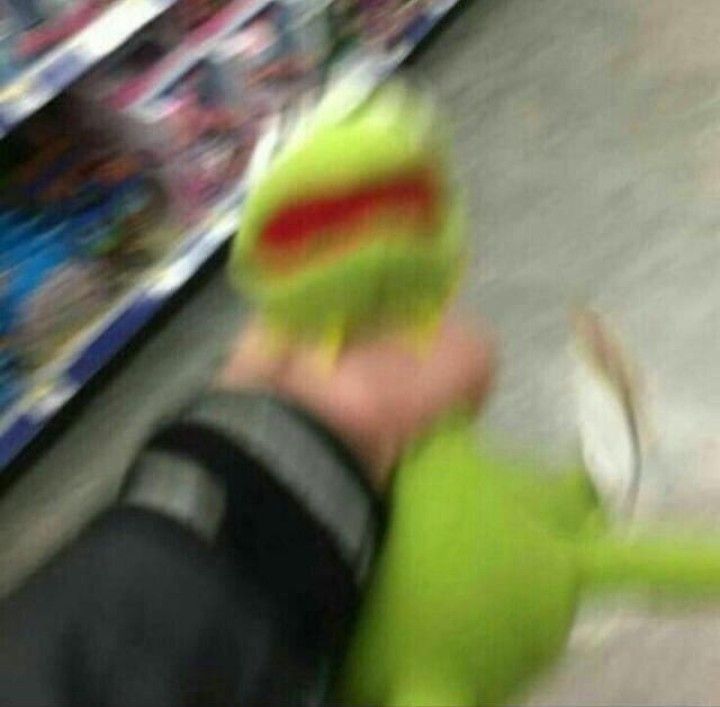 Kermit choke Blank Meme Template