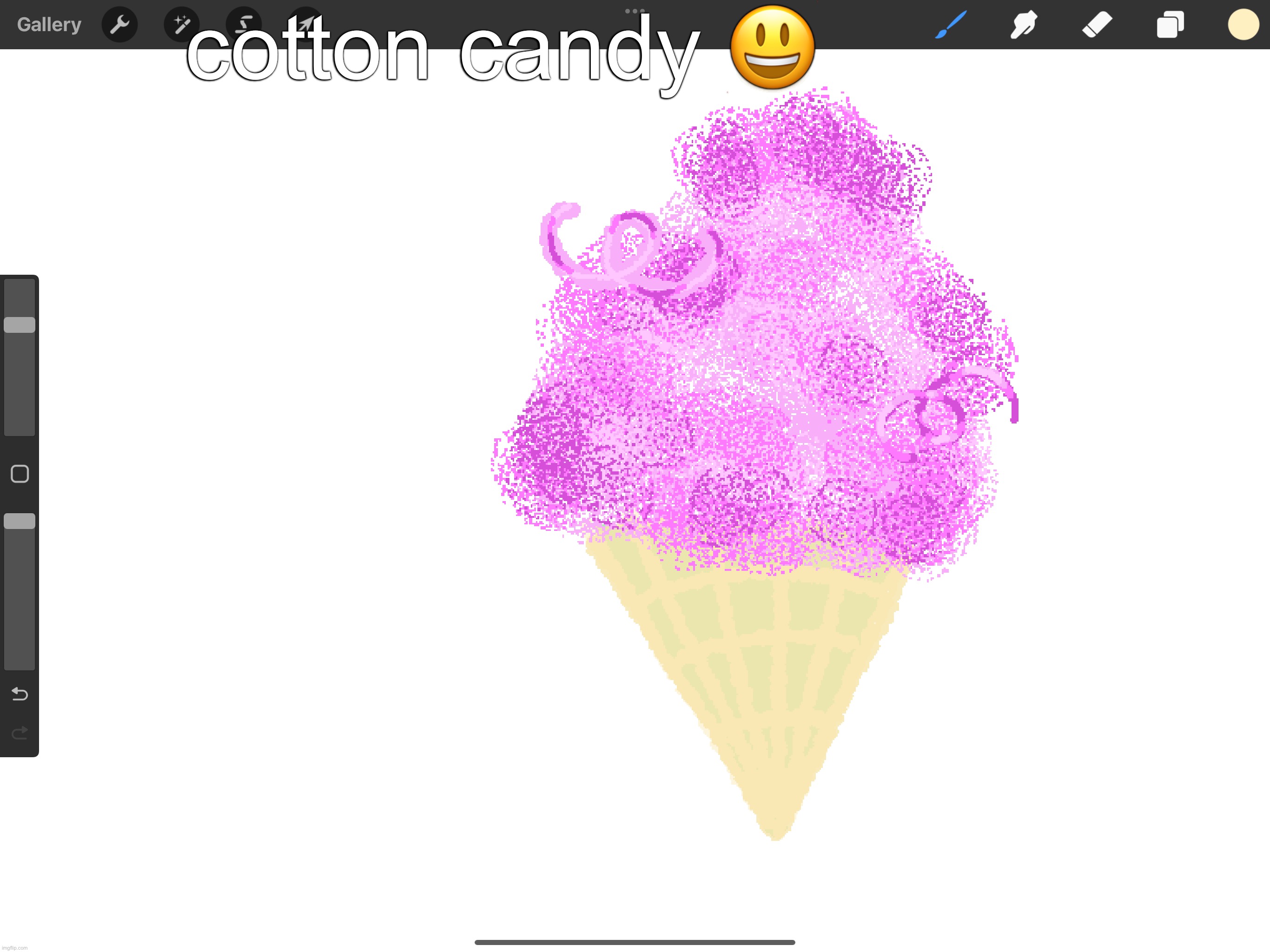 cotton candy 😃 | made w/ Imgflip meme maker