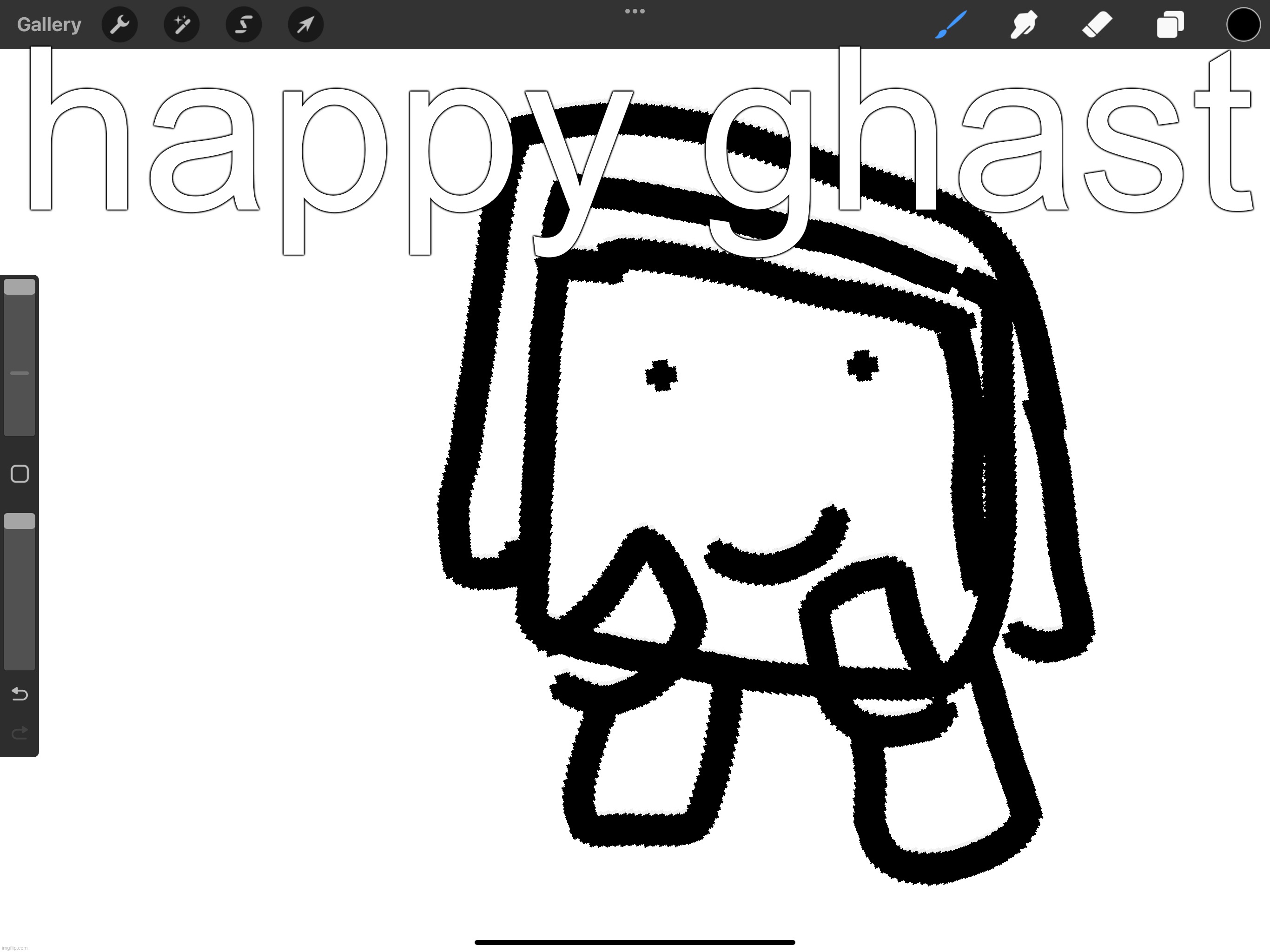 happy ghast | made w/ Imgflip meme maker