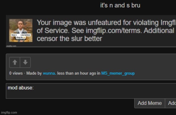 com banned? | made w/ Imgflip meme maker