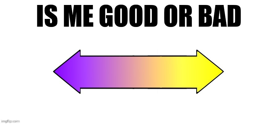 guh | IS ME GOOD OR BAD | image tagged in rate it on a scale | made w/ Imgflip meme maker