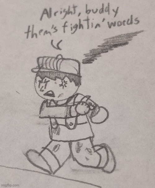 Little bit of lore on Smudge: he is VERY short-tempered, and will fight anyone over railroads | made w/ Imgflip meme maker