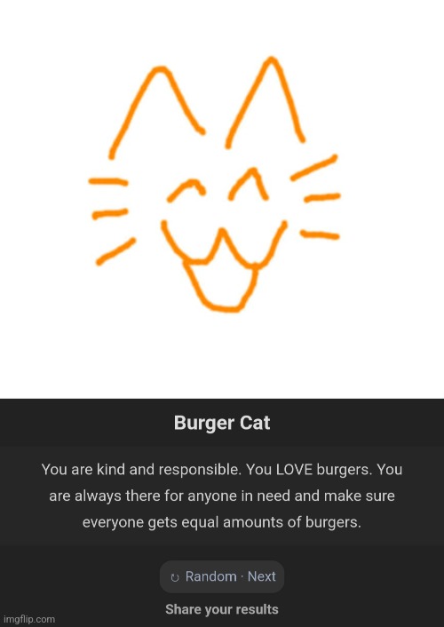 I got burger cat | made w/ Imgflip meme maker