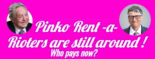 Pinko Rent a Rioters still around Blank Meme Template