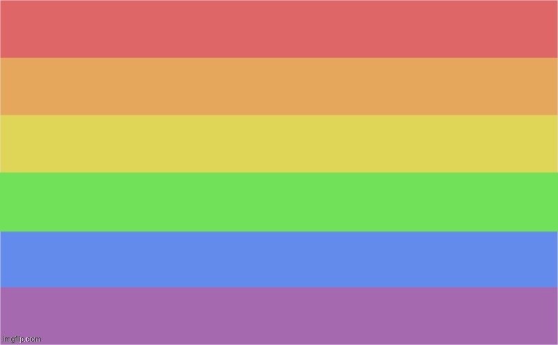 The pride flag if it was peak | made w/ Imgflip meme maker