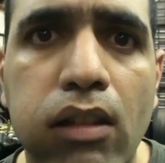 Stressed Mehdi Blank Meme Template