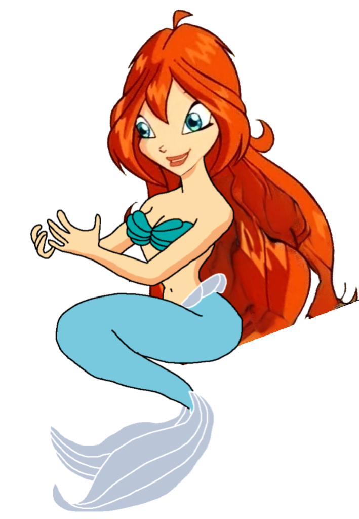 mermaid bloom Blank Meme Template