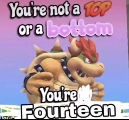 You’re not a top or bottom | image tagged in you re not a top or bottom | made w/ Imgflip meme maker