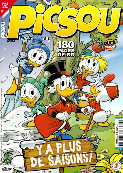 PICSOU MAGAZINE n°584 (FÉVRIER 2025) Blank Meme Template