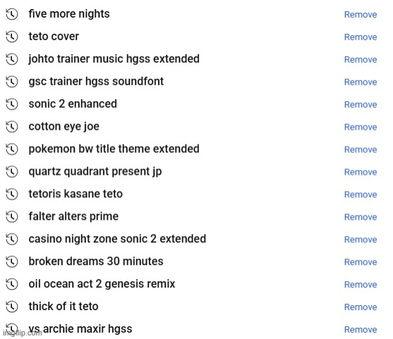 Recent yt searches | made w/ Imgflip meme maker