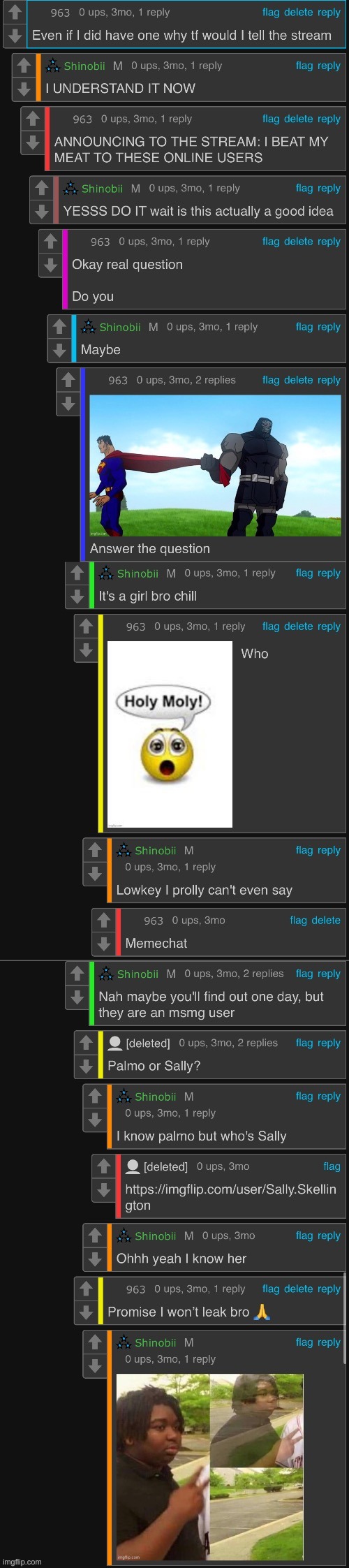 repost since more are online: Shinobii has gooned to an imgflip user before | made w/ Imgflip meme maker