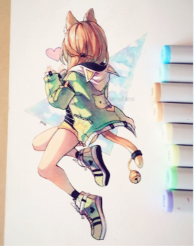 yoaihime Blank Meme Template