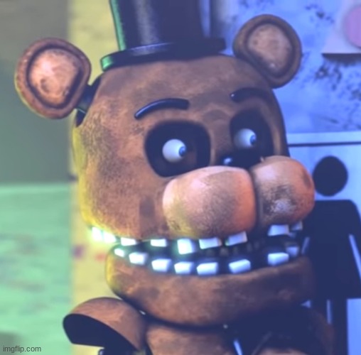 Scarred Freddy | image tagged in scarred freddy | made w/ Imgflip meme maker