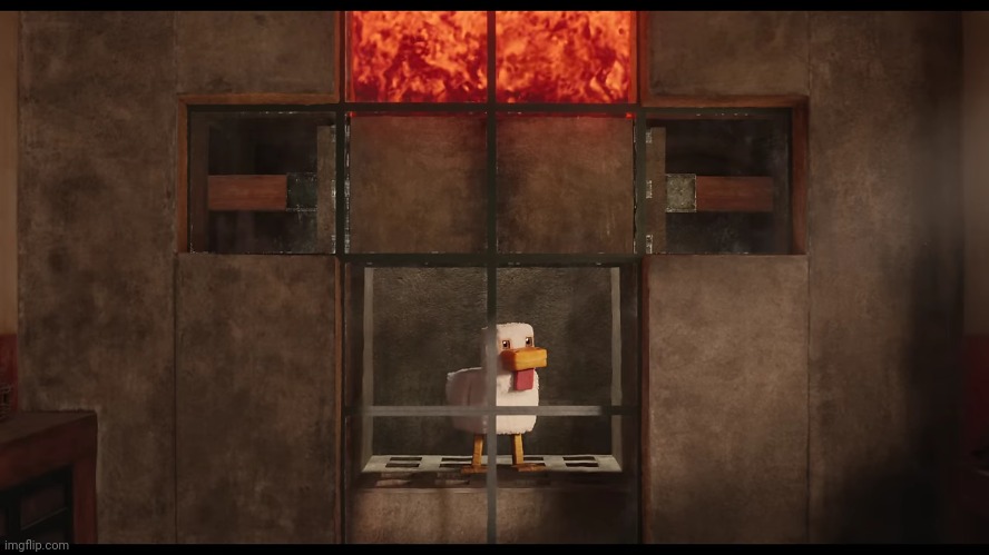 Steve's Lava Chicken! | image tagged in steve's lava chicken | made w/ Imgflip meme maker